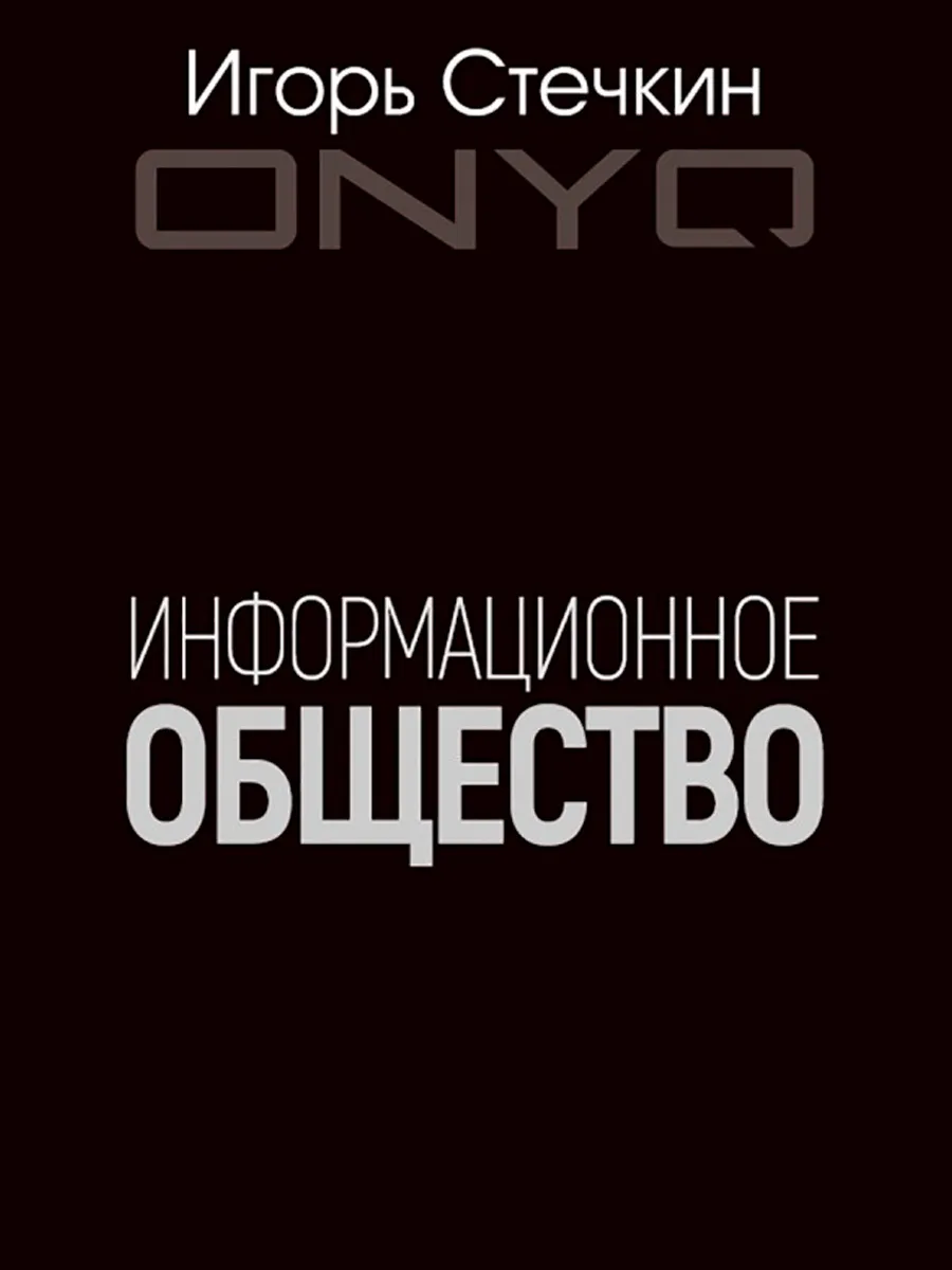 Обложка книги Информационное общество. Игорь Стечкин